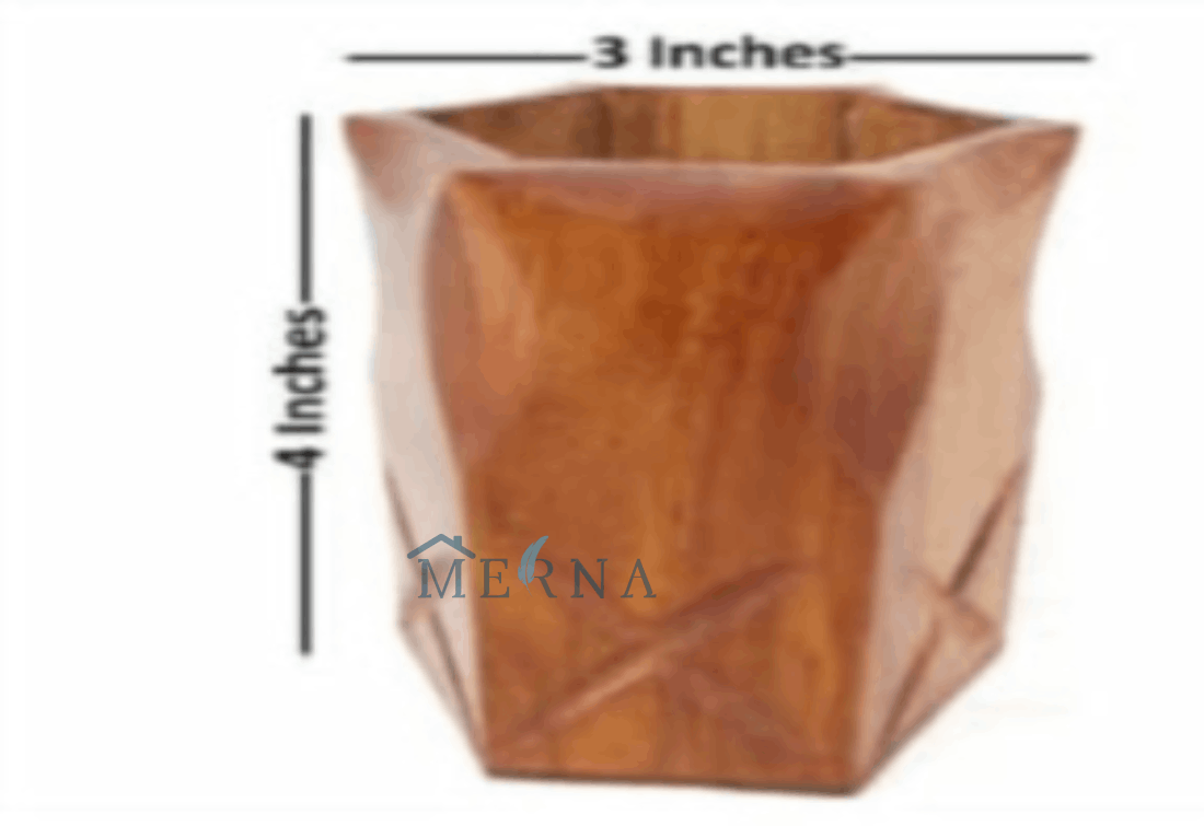 Wooden closed Pen Stand